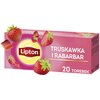 Herbata LIPTON Truskawka i Rabarbar (20 sztuk) Aromat Truskawka z rabarbarem