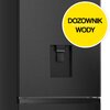 Lodówka HISENSE RB440N4WFE No Frost 200.4cm Czarna Podajnik wody Licowane drzwi Szuflada z niższą temperaturą Funkcje dodatkowe Funkcja ECO