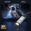 Kabel HDMI TECH-PROTECT UltraBoost 4K 120HZ/8K 60HZ 2 m Szary Długość [m] 2
