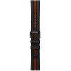 Pasek XIAOMI do Watch 5 active/lite/S3/2/2 Pro Czarno-pomarańczowy