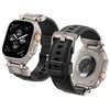 Pasek SPIGEN Durapro Armor PU do Apple Watch 6/7/8/9/10/SE/Ultra 1/2 (44/45/46/49mm) Czarny