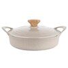 Garnek aluminiowy FLORINA Oslo 28CM 4L Kremowy