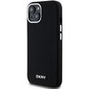 Etui DKNY Liquid Silicone Small Metal Logo MagSafe do Apple iPhone 13/14/15 Czarny Seria telefonu iPhone