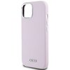 Etui DKNY Liquid Silicone Small Metal Logo MagSafe do Apple iPhone 13/14/15 Różowy Kompatybilność Apple iPhone 13