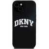Etui DKNY Liquid Silicone White Printed Logo MagSafe do Apple iPhone 13/14/15 Czarny Model telefonu iPhone 13