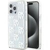 Etui DKNY Liquid Glitter Multilogo do Apple iPhone 15 Pro Max Biały