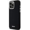 Etui DKNY Liquid Silicone Small Metal Logo MagSafe do Apple iPhone 15 Pro Max Czarny Seria telefonu iPhone