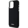 Etui DKNY Liquid Silicone Small Metal Logo MagSafe do Apple iPhone 15 Pro Max Czarny Typ Etui nakładka