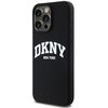 Etui DKNY Liquid Silicone White Printed Logo MagSafe do Apple iPhone 15 Pro Max Czarny Seria telefonu iPhone