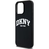 Etui DKNY Liquid Silicone White Printed Logo MagSafe do Apple iPhone 15 Pro Max Czarny Typ Etui nakładka