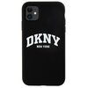 Etui DKNY Liquid Silicone White Printed Logo MagSafe do Apple iPhone 11/Xr Czarny Model telefonu iPhone 11