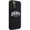 Etui DKNY Liquid Silicone White Printed Logo MagSafe do Apple iPhone 12/12 Pro Czarny Model telefonu iPhone 12 Pro