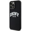 Etui DKNY Liquid Silicone White Printed Logo MagSafe do Apple iPhone 13 Pro Max Czarny Seria telefonu iPhone