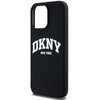 Etui DKNY Liquid Silicone White Printed Logo MagSafe do Apple iPhone 13 Pro Max Czarny Typ Etui nakładka