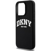Etui DKNY Liquid Silicone White Printed Logo MagSafe do Apple iPhone 14 Pro Czarny Dominujący kolor Czarny