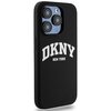 Etui DKNY Liquid Silicone White Printed Logo MagSafe do Apple iPhone 14 Pro Czarny Typ Etui nakładka