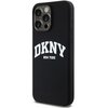 Etui DKNY Liquid Silicone White Printed Logo MagSafe do Apple iPhone 14 Pro Max Czarny Seria telefonu iPhone