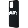 Etui DKNY Liquid Silicone White Printed Logo MagSafe do Apple iPhone 14 Pro Max Czarny Typ Etui nakładka