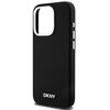 Etui DKNY Liquid Silicone Small Metal Logo MagSafe do Apple iPhone 15 Pro Czarny Gwarancja 24 miesiące