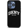 Etui DKNY Liquid Silicone White Printed Logo MagSafe do Apple iPhone 15 Pro Czarny Model telefonu iPhone 15 Pro