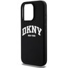 Etui DKNY Liquid Silicone White Printed Logo MagSafe do Apple iPhone 15 Pro Czarny Typ Etui nakładka