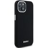 Etui DKNY Liquid Silicone Small Metal Logo MagSafe do Apple iPhone 14 Plus/15 Plus Czarny Model telefonu iPhone 15 Plus