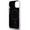Etui DKNY Liquid Silicone Small Metal Logo MagSafe do Apple iPhone 14 Plus/15 Plus Różowy Dominujący kolor Różowy