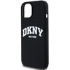 Etui DKNY Liquid Silicone White Printed Logo MagSafe do Apple iPhone 14 Plus/15 Plus Czarny Kompatybilność Apple iPhone 15 Plus
