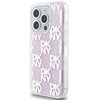 Etui DKNY Liquid Glitter Multilogo do Apple iPhone 15 Pro Różowy Seria telefonu iPhone