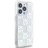 Etui DKNY Liquid Glitter Multilogo do Apple iPhone 15 Pro Biały Model telefonu iPhone 15 Pro