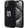Etui DKNY Liquid Silicone Metal Logo do Apple iPhone 14 Plus/15 Plus Czarny
