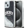 Etui DKNY Liquid Glitter Big Logo do Apple iPhone 13/14/15 Czarny