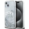 Etui DKNY Liquid Glitter Big Logo do Apple iPhone 13/14/15 Biały