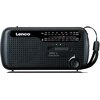 Radio LENCO MCR-113BK Analogowe Przenośne Czarny Zakresy fal radiowych FM