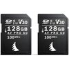 Karty pamięci ANGELBIRD AV Pro SDXC 128GB Match Pack do Canon (2 szt.) Adapter w zestawie Nie