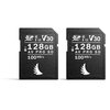 Karty pamięci ANGELBIRD AV Pro SDXC 128GB Match Pack do Nikon (2 szt.) Adapter w zestawie Nie