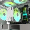 Chłodzenie CPU DARKFLASH S21 ARGB Biały Żywotność MTBF 40 000 h (wentylator)