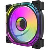 Wentylator DARKFLASH INF24 ARGB Czarny (3 szt.) Rodzaj chłodzenia Powietrzem