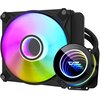 Chłodzenie wodne DARKFLASH Twister DX-120 V2.6 ARGB Czarny Kompatybilność z procesorami AMD AM3+