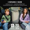 Fotelik samochodowy KINDERKRAFT I-Spark I-Size 2w1 100-150 cm (15-36 kg) Różowy Maksymalna wysokość [cm] 79
