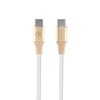 Kabel USB-C - USB-C GUESS Fast Charging 1.5m Złoty
