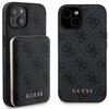 Etui GUESS 4G Metal Logo do Apple iPhone 15 + Powerbank 5000mAh MagSafe Czarny