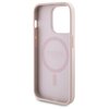Etui GUESS 4G Metal Logo do Apple iPhone 15 Pro Różowy + Powerbank Dominujący kolor Różowy
