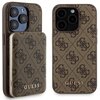 Etui GUESS 4G Metal Logo do Apple iPhone 15 Pro + Powerbank 5000mAh MagSafe Brązowy
