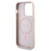 Etui GUESS 4G Metal Logo do Apple iPhone 14 Pro Różowy + Powerbank 5000mah 15W Gwarancja 24 miesiące