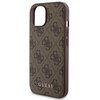 Etui GUESS 4G Metal Logo do Apple iPhone 15 + Powerbank 5000mAh MagSafe Brązowy Dominujący kolor Brązowy