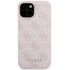 Etui GUESS 4G Metal Logo do Apple iPhone 15 + Powerbank 5000mAh MagSafe Różowy Seria telefonu iPhone
