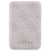 Etui GUESS 4G Metal Logo do Apple iPhone 15 + Powerbank 5000mAh MagSafe Różowy Etui wodoszczelne Nie