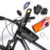 Sakwa rowerowa TECH-PROTECT V2 Universal Bike Mount M Czarny Materiał Poliwęglan