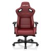 Fotel ANDA SEAT Kaiser 2 XL Bordowy Materiał obicia Skóra ekologiczna PVC